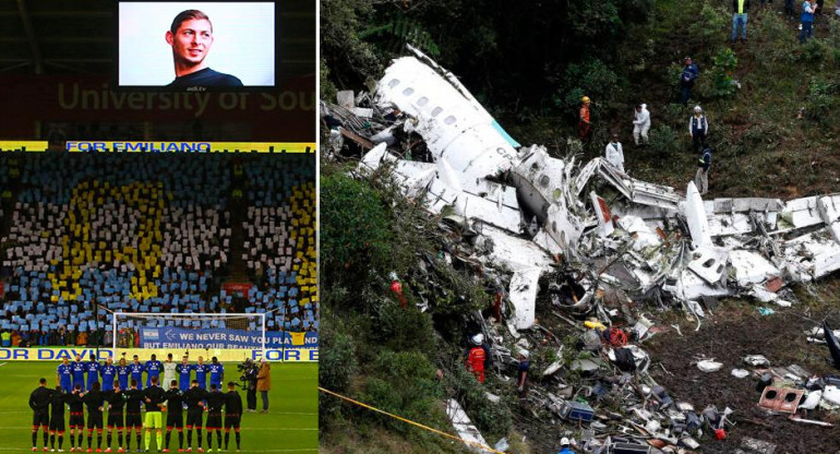 De Chapecoense a Emiliano Sala: los accidentes aéreos que enlutaron al fútbol	