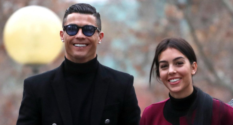 Cristiano Ronaldo y Georgina Rodríguez (Reuters)