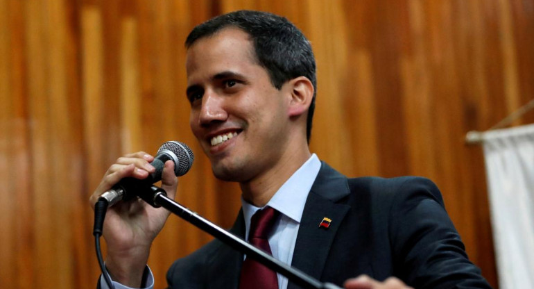 Juan Guaidó en Venezuela (Reuters)