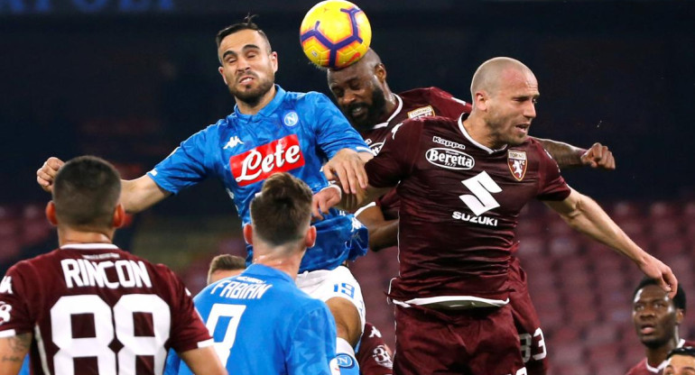 Nápoli vs. Torino, Serie A, Fútbol	