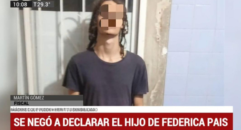 Hijo de Federica Pais detenido, fiscal Martín Gómez, Canal 26