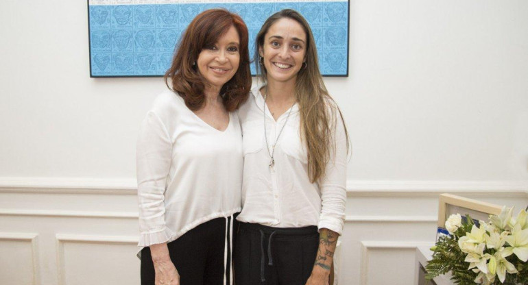 Cristina Kirchner recibió a Macarena Sánchez