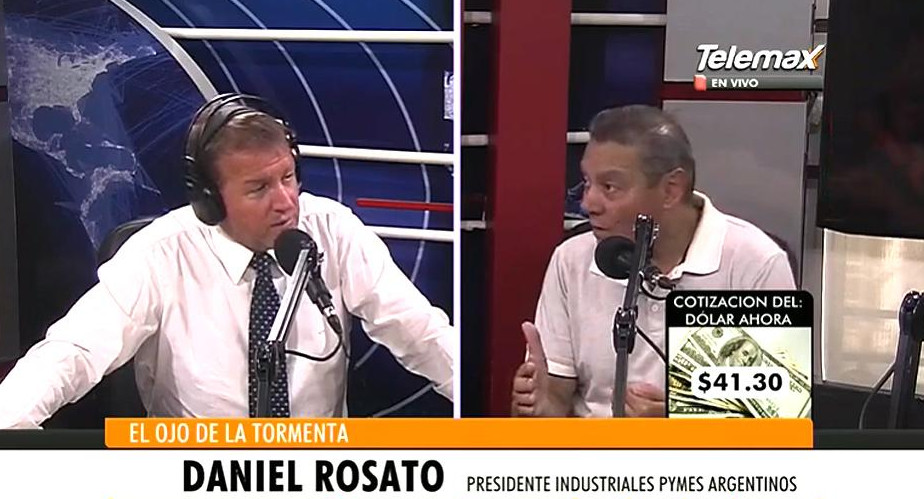 Daniel Rosato, Presidente Industriales PYMES argentinos, economía argentina, Radio Latina