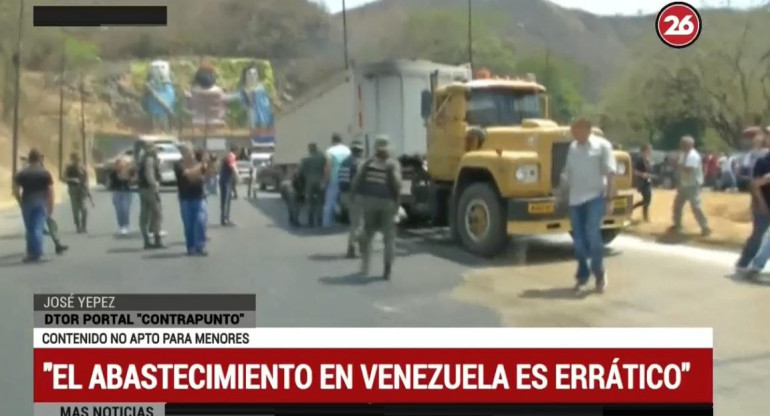 José Yepez, director del portal Contrapunto, sobre situación en Venezuela (Canal 26)