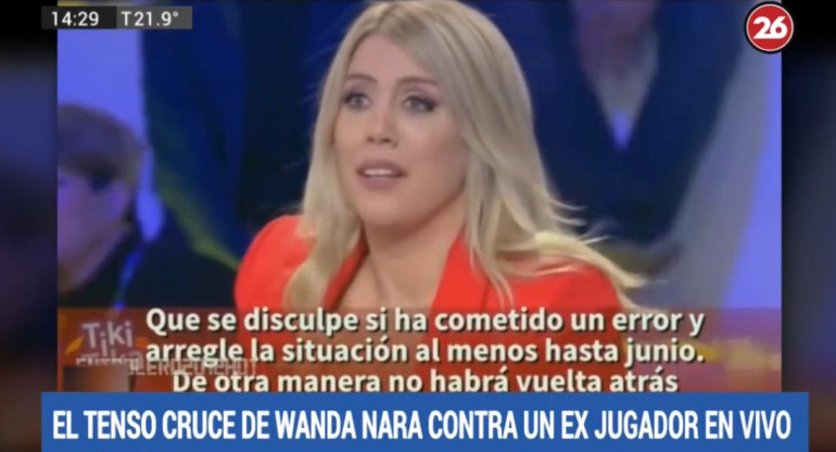 Enfrentamiento Inter - Icardi, Wanda Nara discute en programa de televisión, fútbol, deportes, Canal 26