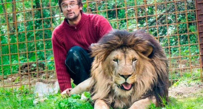 Michal Prasek, criador de leones, devorado, animales salvajes