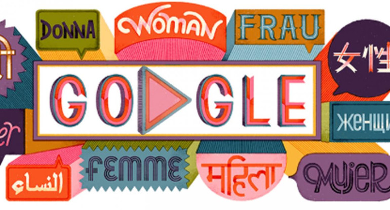 Google celebra el Día Internacional de la Mujer con un inspirador "doodle"
