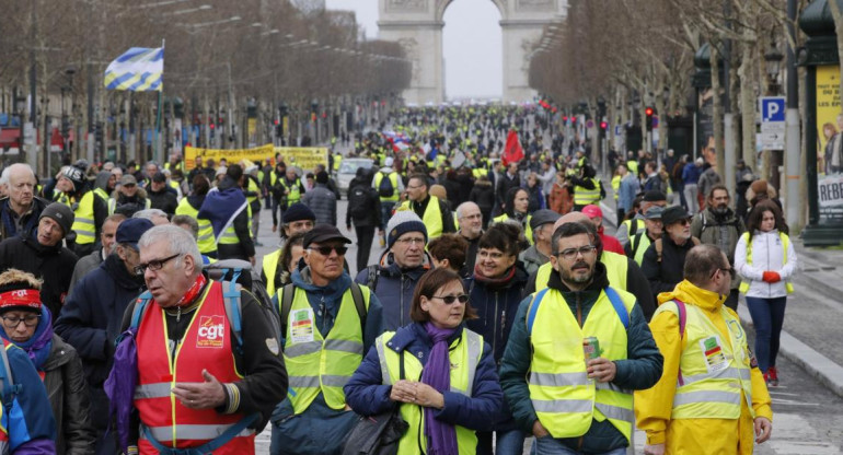 Chalecos amarillos - París Reuters