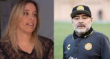 Diego Maradona y Eileen Díaz