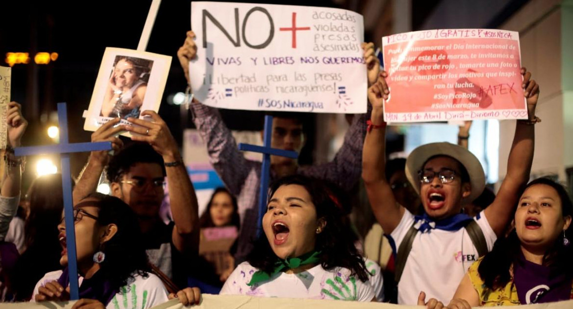 Día de la Mujer - Marcha en Nicaragua #8M (Reuters)