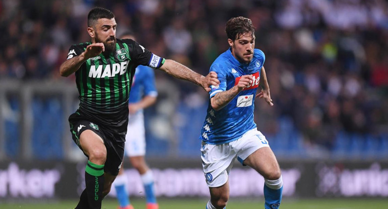 Serie A, Sassuolo vs. Nápoli, fútbol, deportes, Reuters	