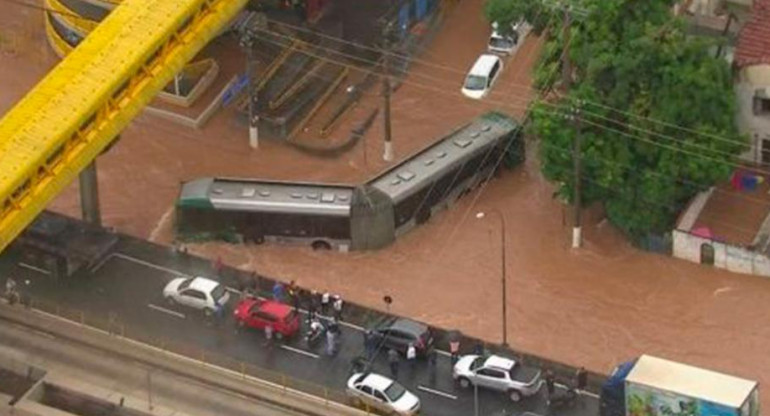 Inundación en brasil 