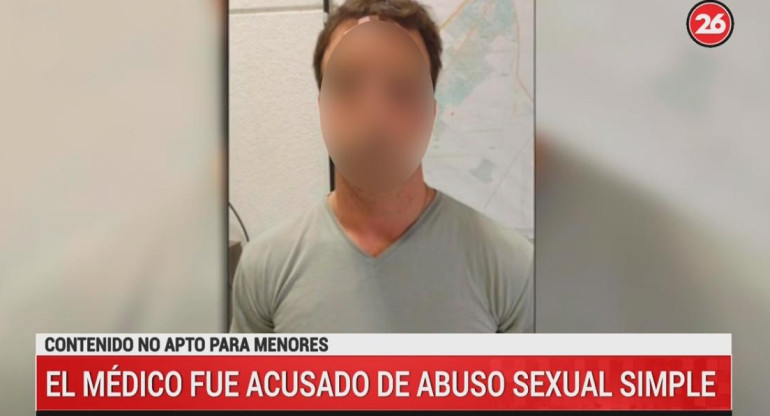 Canning: detención de médico que se masturbó sobre una paciente, Canal 26