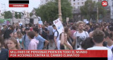 Protesta por cambio climático - Móvil Canal 26