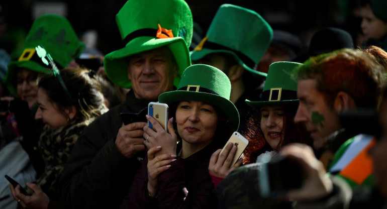 Las mejores fotos del festejo del día de San Patricio en el mundo - Irlanda, Reuters	
