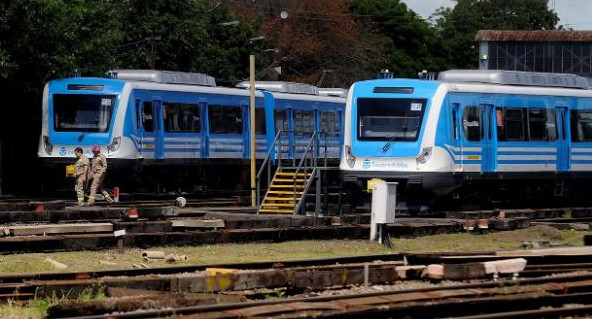 Tren Sarmiento - paro 