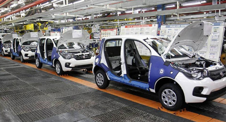 Fábrica de Fiat, producción industrial