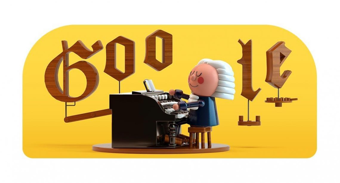 Google homenajea a Johann Sebastian Bach con su primer doodle basado en la Inteligencia Artificial