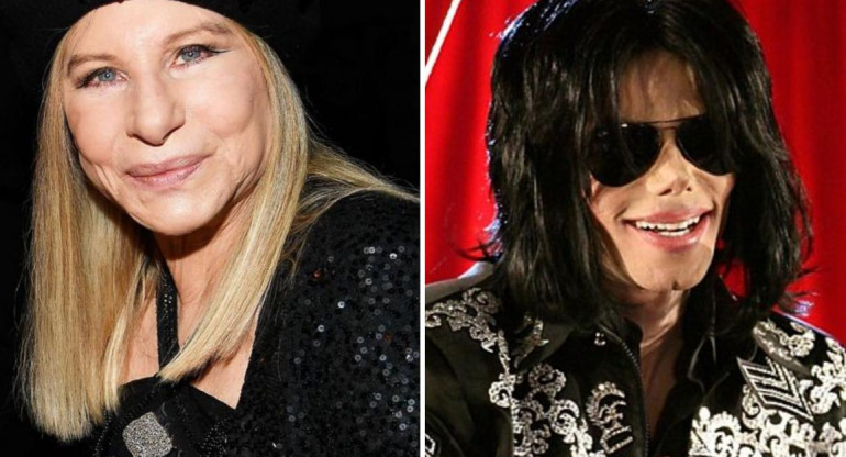 Barbra Streisand y Michael Jackson