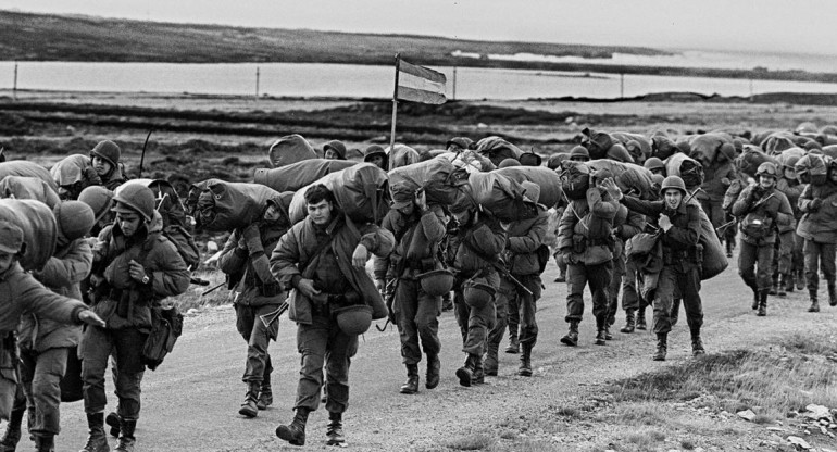 Guerra de las Islas Malvinas, soldados argentinos, comabtientes, NA