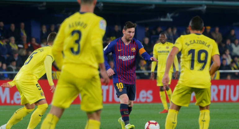 La Liga de España, Villarreal vs. Barcelona, Messi, fútbol, deportes, Reuters	