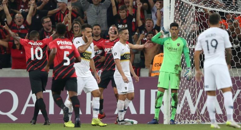Triunfo de Atlético Paranaense ante Boca en Copa Libertadores (Reuters)