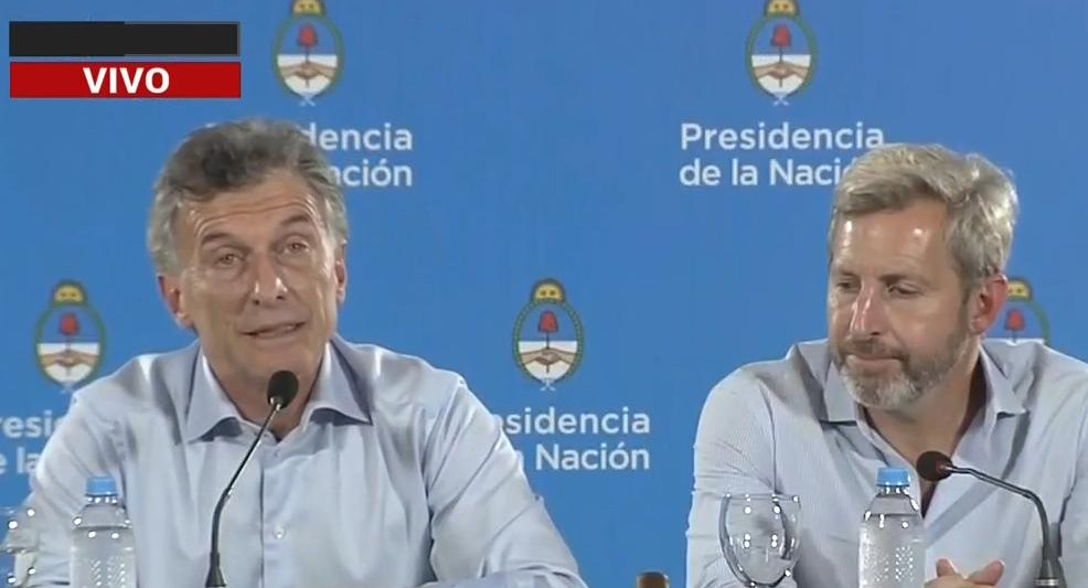 Conferencia de prensa de Macri en Entre Ríos (Canal 26)