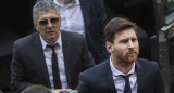 Lionel Messi y Jorge Messi, Reuters