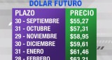 Dólar futuro, cotizaciones septiembre 2019 febrero 2020, economía argentina, CANAL 26