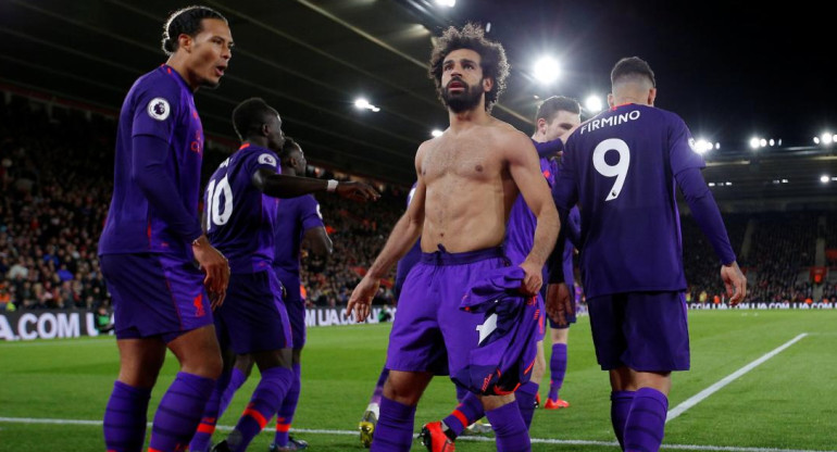 Premier League: Southampton - Liverpool, Fútbol internacional, Mohamed Salah, REUTERS