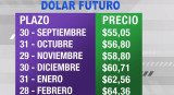 Dólar futuro, cotizaciones septiembre 2019 febrero 2020, economía argentina, CANAL 26