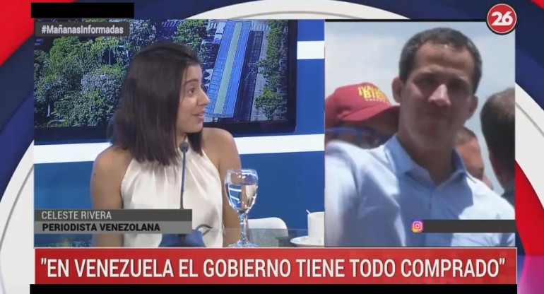 Periodista venezolana en Argentina - Canal 26