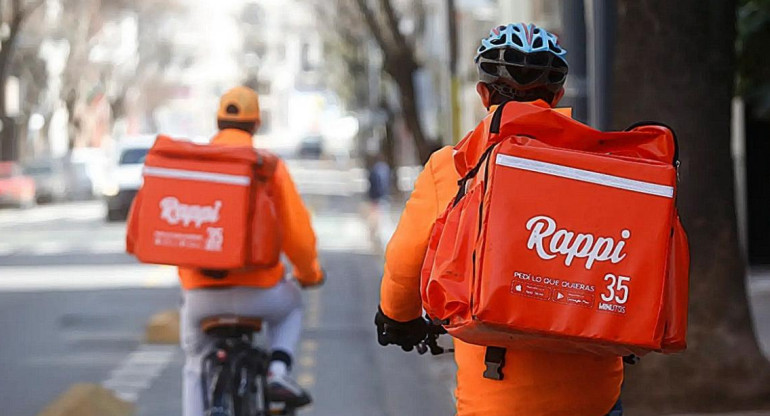 Delivery en bicicleta, Rappi