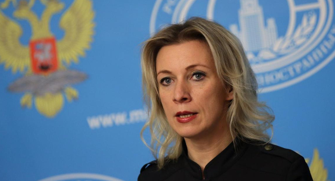 María Zajarova, vocera del Ministerio de Relaciones Exteriores ruso