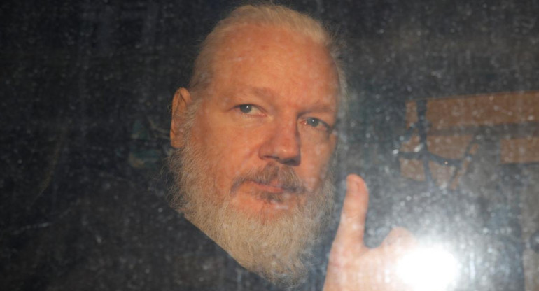 Detención de Julian Assange en Londres (Reuters)