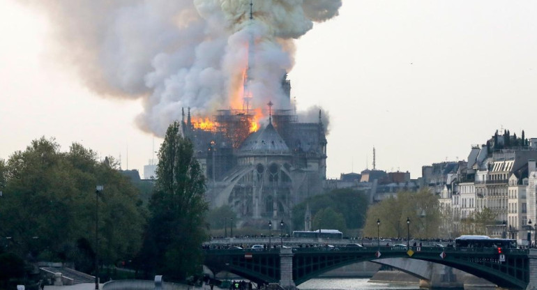 Incendio en la Catedral de Notre Dame, 15 de abril de 2019, NA