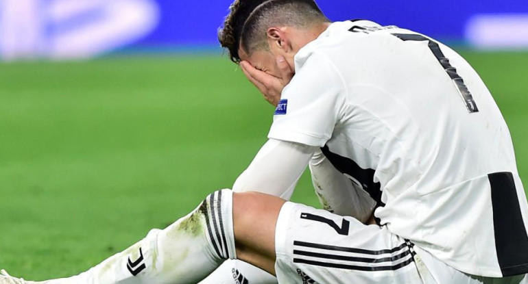 Champions League, Juventus vs. Ajax, llanto de Cristiano Ronaldo, fútbol, Reuters	