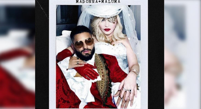 Madonna y Maluma, Instagram, música