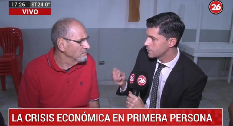 La crisis económica en primera persona, economía argentina, Canal 26