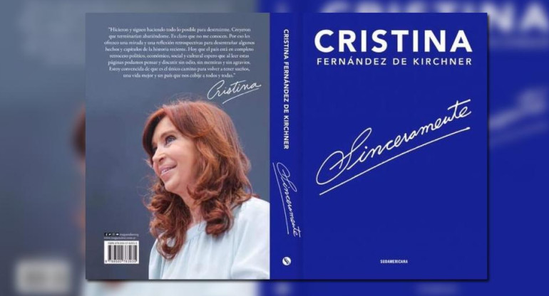 Cristina Kirchner, libro "Sinceramente, política