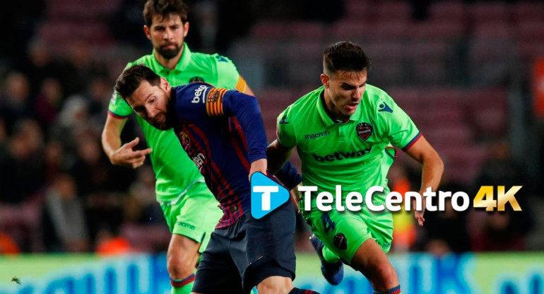 La Liga: Barcelona vs. Levante por TeleCentro 4K