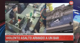 Violento robo armado a un bar de Palermo (Canal 26)