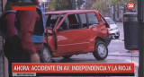 Violento choque en San Cristóbal (Canal 26)