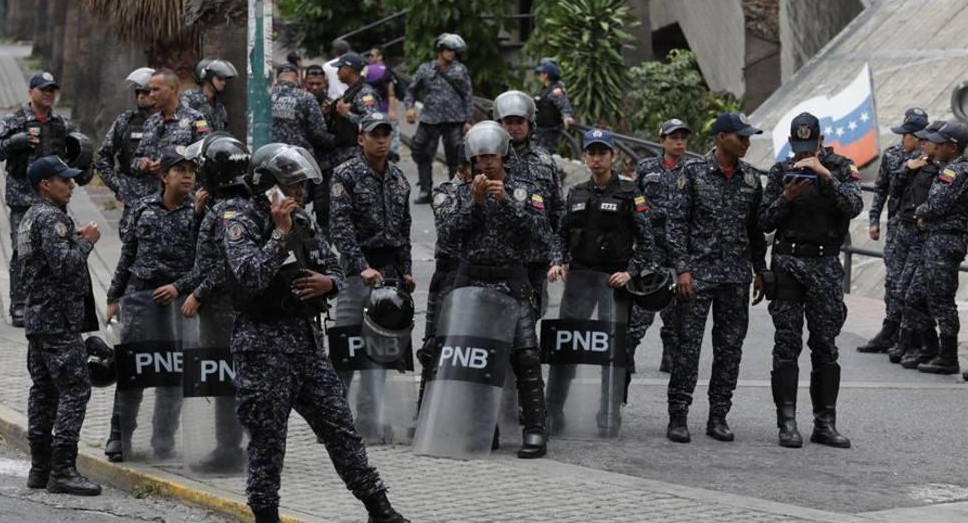 Miembros de la Policía en Venezuela