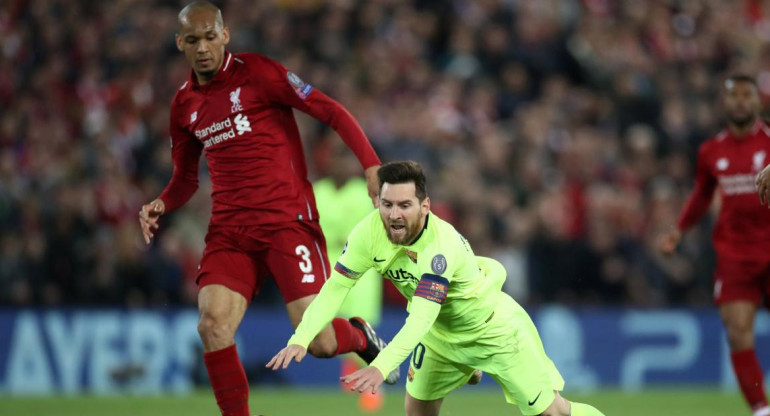 Champions League - Liverpool vs. Barcelona - Messi - Reuters	