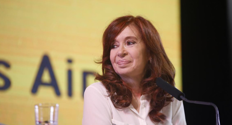 La ex presidenta Cristina Kirchner presenta su libro "Sinceramente" en la Feria del Libro, NA