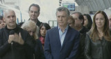 Mauricio Macri, Horacio Rodríguez Larreta y María Eugenia Vidal en inauguración del Viaducto Mitre