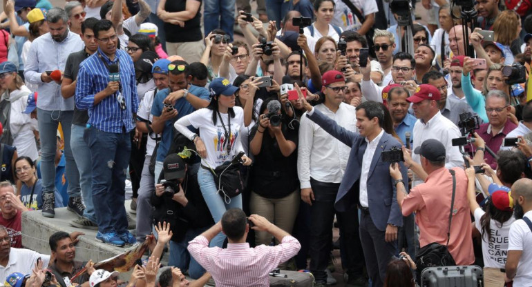 Juan Guaidó Venezuela - Jornada de protestas Foto Reuters