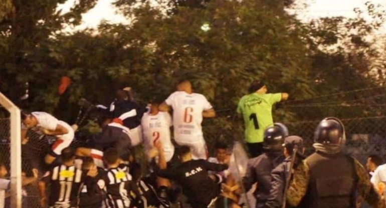 Fútbol violento - agresiones a jugadores de San Juan