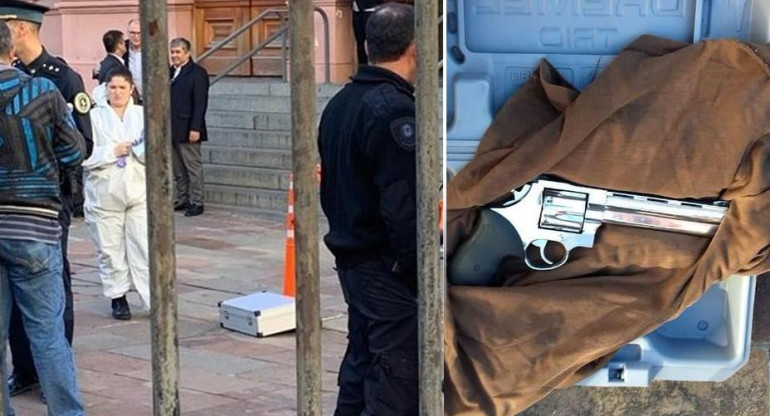 Francisco Ariel Muñiz, hombre detenido en Casa Rosada con un arma
